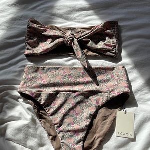 ACACIA high-waisted Bikini Bottoms